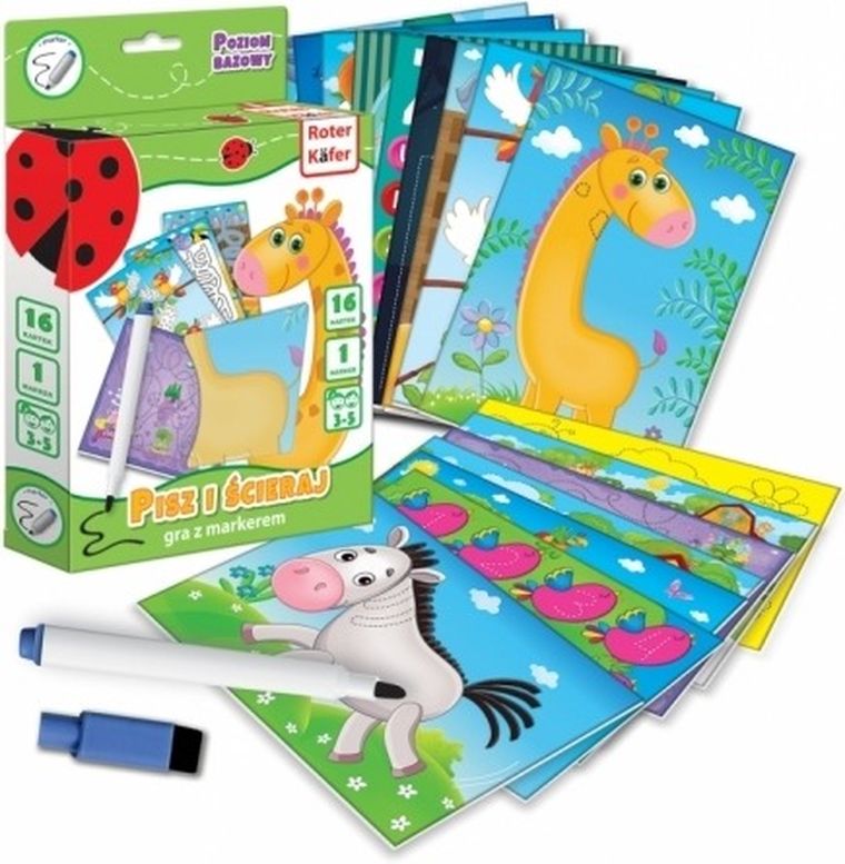 Roter Kafer, Pisz i ścieraj: Poziom bazowy, gra edukacyjna