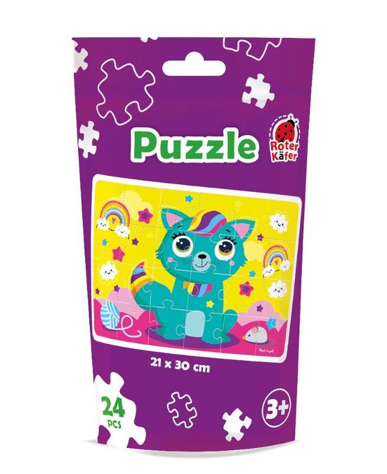 Roter Kafer, puzzle, kot, 24 elementy