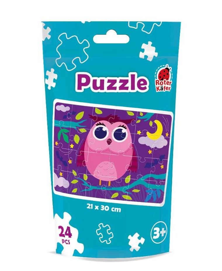 Roter Kafer, puzzle, sowa, 24 elementy