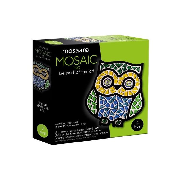 Roter Kafer, zestaw kreatywny, mozaika, sowa, poziom 2