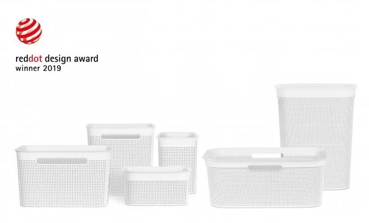 Rotho, Brisen, kosz na bieliznę, biały, 50l