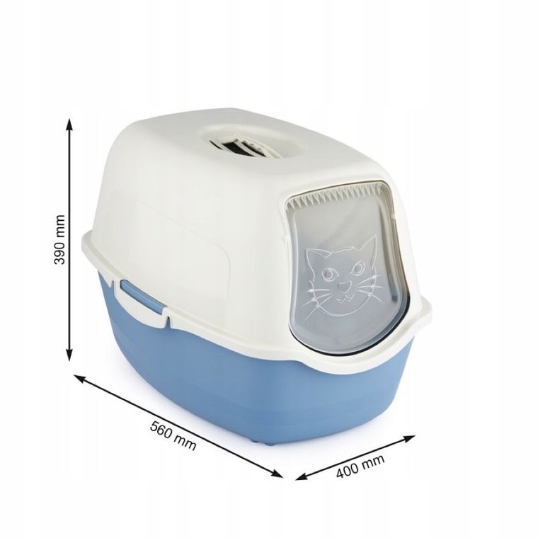 Rotho, Eco Bailey, kuweta dla kota, błękitna