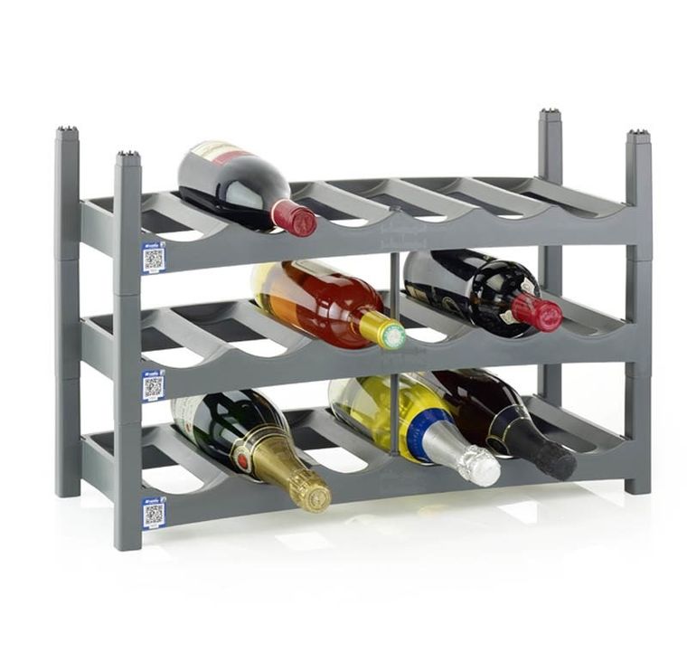 Rotho, Vario, regał na wino, antracyt, 1 szt.