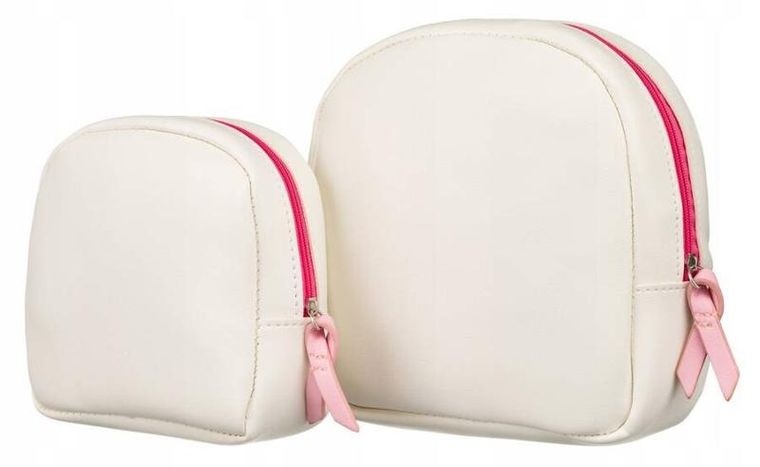 Rovicky, zestaw dwóch kosmetyczek damskich ze skóry ekologicznej
