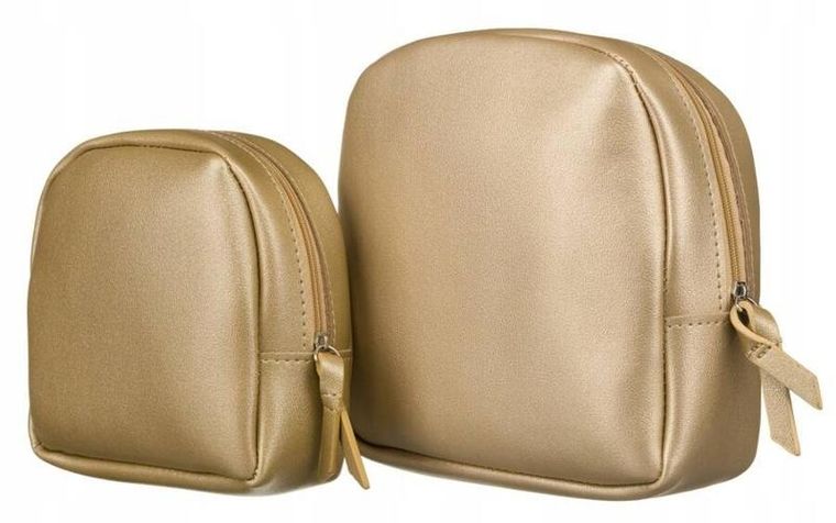 Rovicky, zestaw dwóch kosmetyczek damskich ze skóry ekologicznej