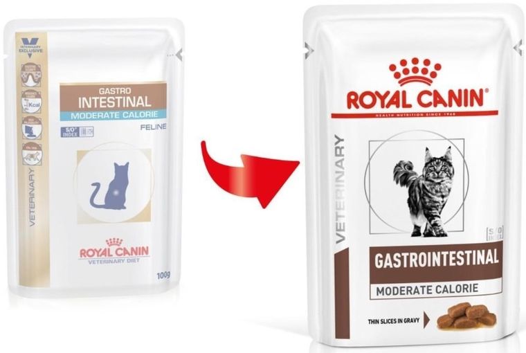Royal Canin, Vet Gastro Intestinal Moderate Calorie, saszetka dla kota, 85g