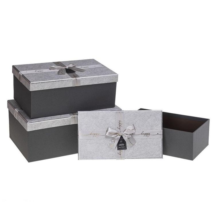 Rozette, pudełko prezentowe, z kokardą, 3 szt.