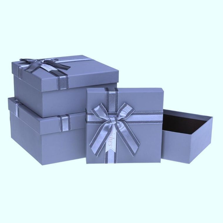 Rozette, pudełko prezentowe, z kokardą, 3 szt.