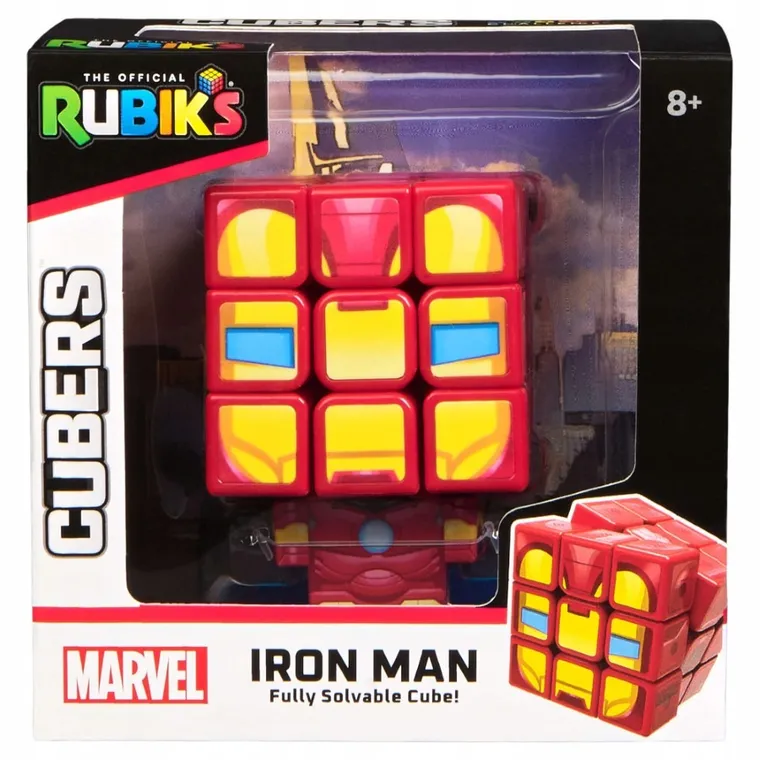 Rubik's, Kostka Rubika, Marvel, Iron Man, łamigłówka