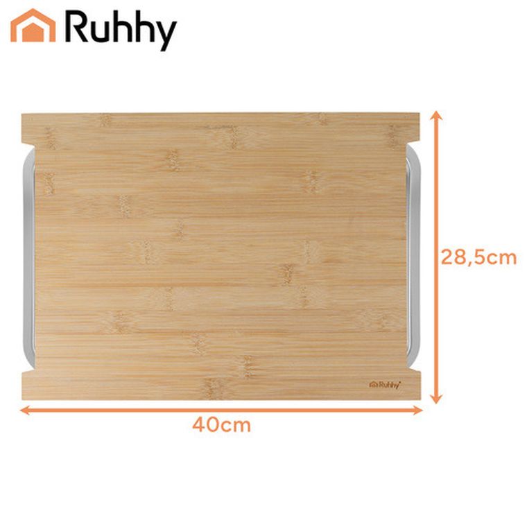 Ruhhy, deska bambusowa z pojemnikami, 25707