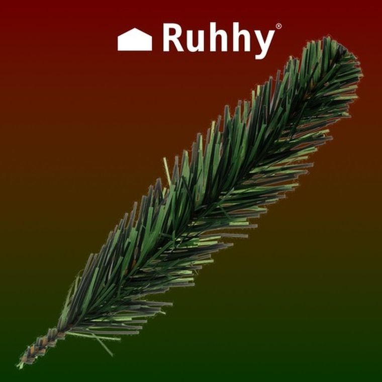 Ruhhy, gałązki na stroik, 21 cm, 40 szt.