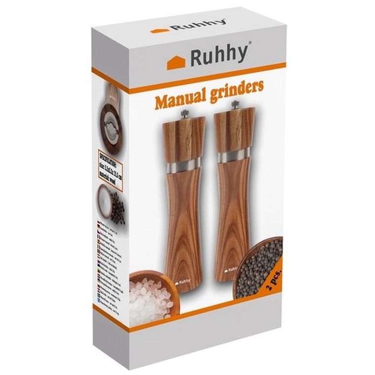 Ruhhy, młynek ręczny, 2 szt.