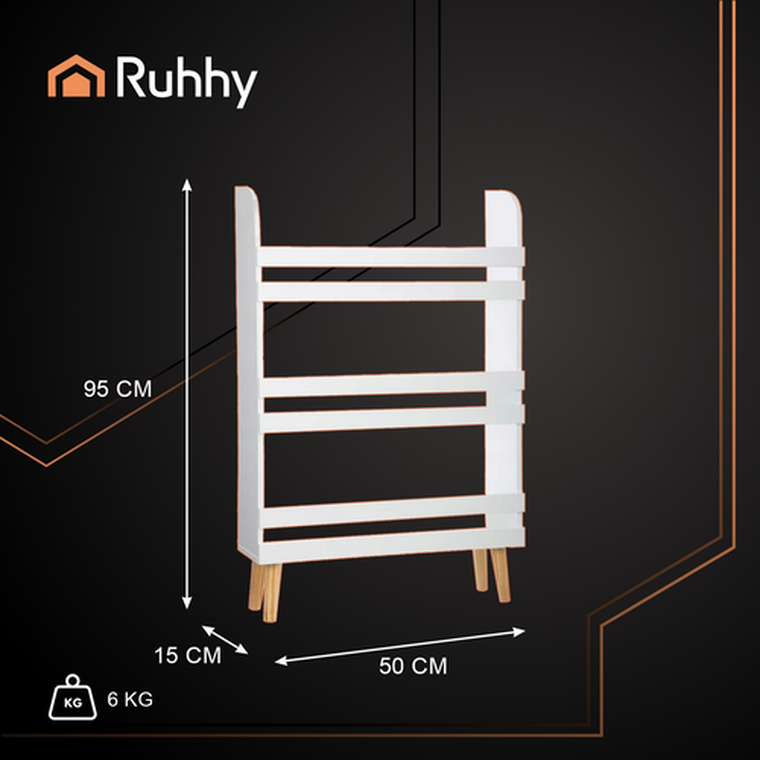 Ruhhy, regał na zabawki/książki