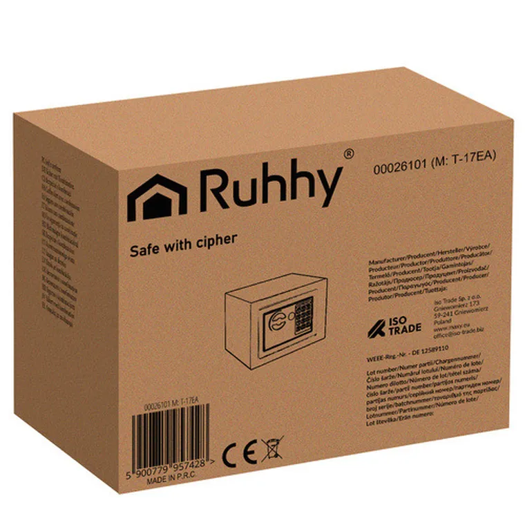 Ruhhy, sejf z szyfrem