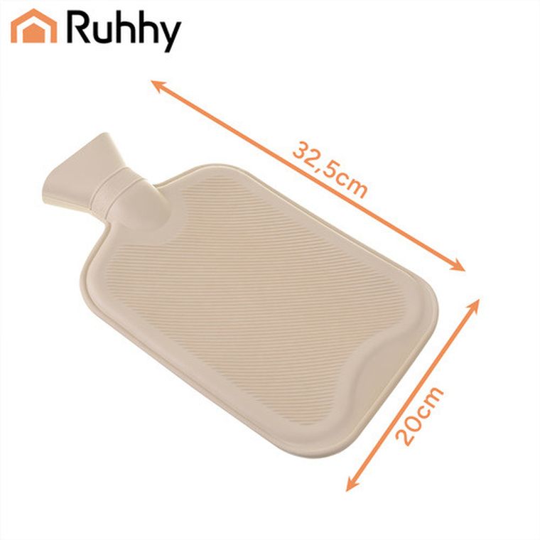 Ruhhy, termofor gumowy w pokrowcu, 1800 ml