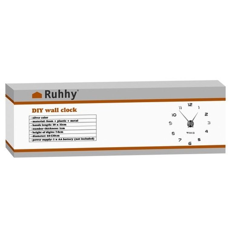 Ruhhy, zegar ścienny DIY