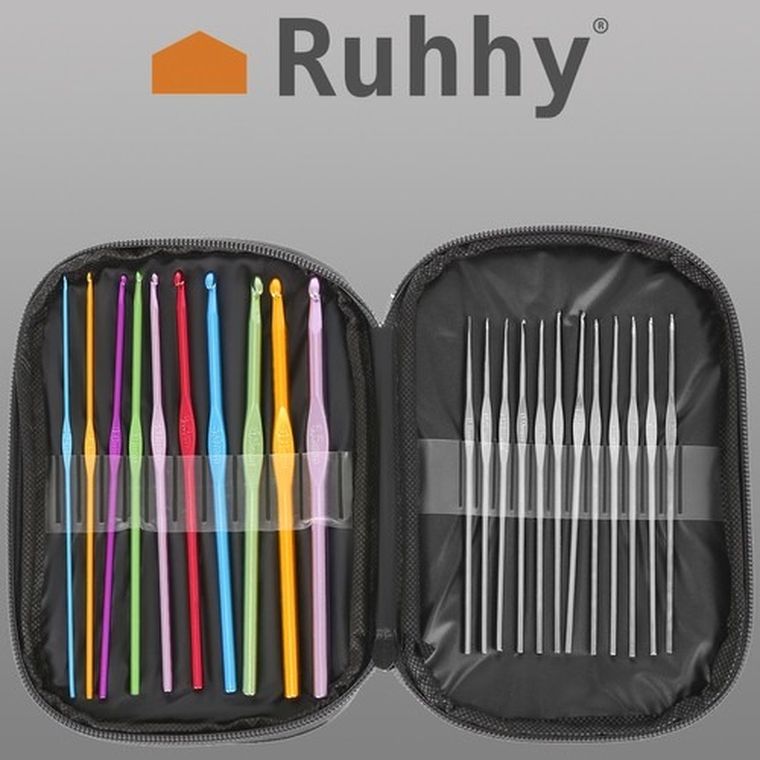 Ruhhy, zestaw szydełek, 50 szt.