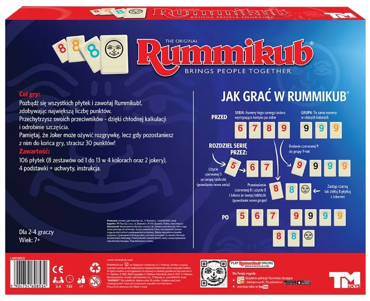 Rummikub, familijna gra liczbowa