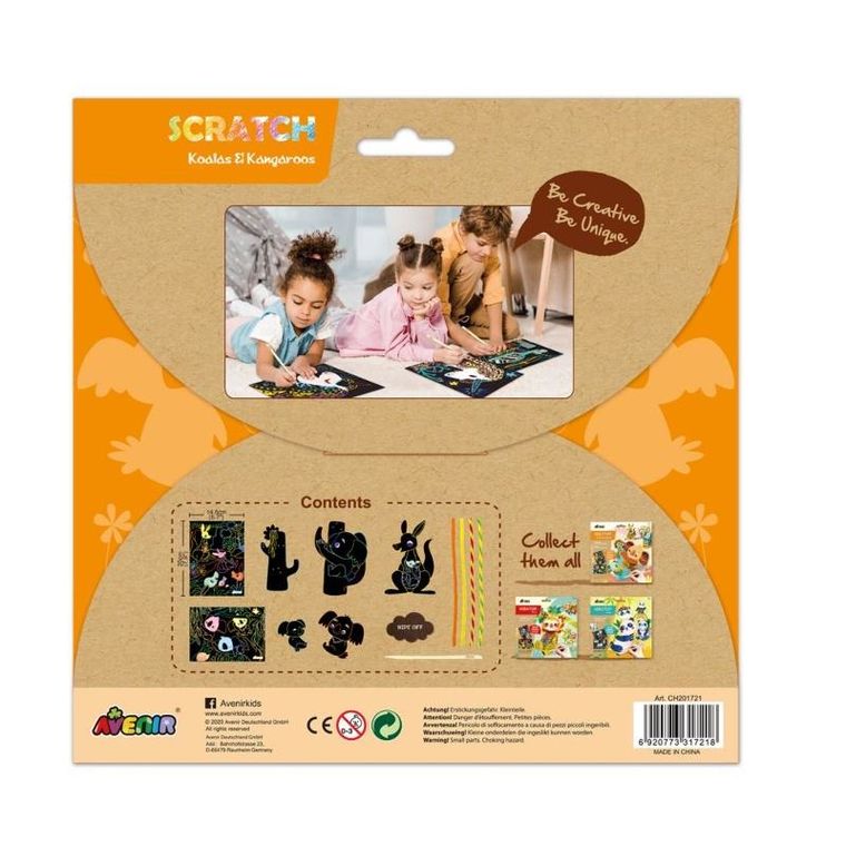 Russell, wydrapywanka koala I kangury, zestaw kreatywny