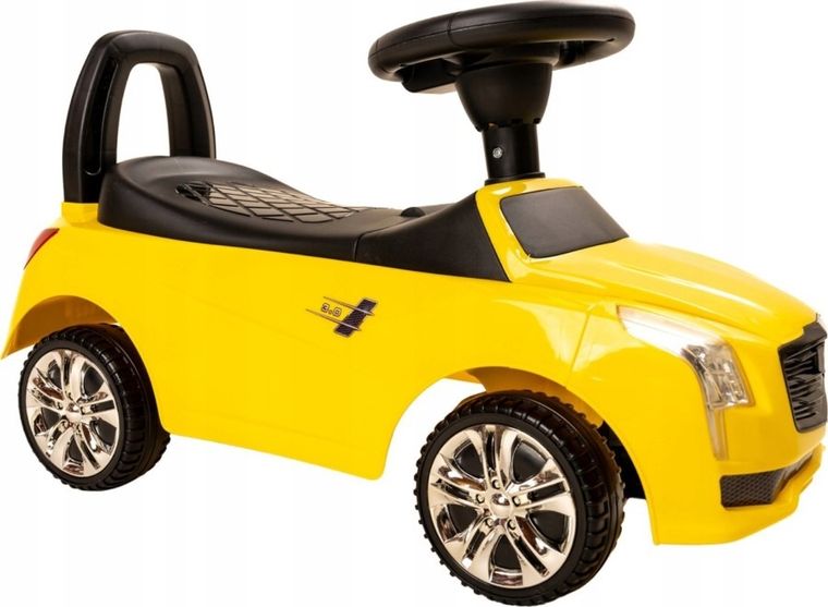 Sabi Toys, odpychacz, jeździk, żółty