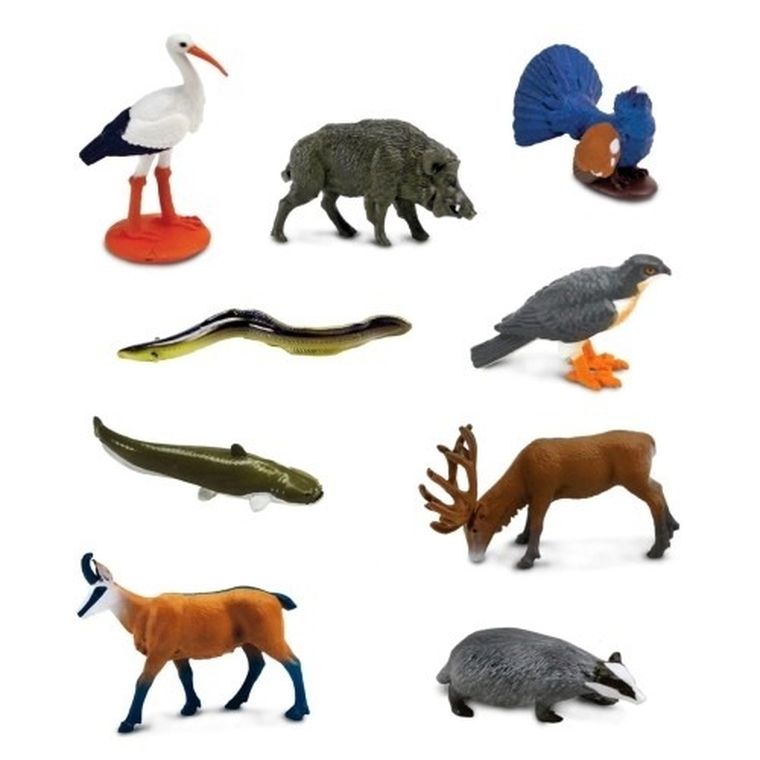 Safari Ltd, Toob, zestaw figurek, zwierzęta europejskie