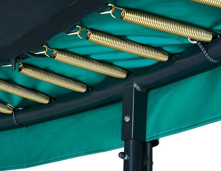 Salta, First Class, trampolina, zielona, 427 cm