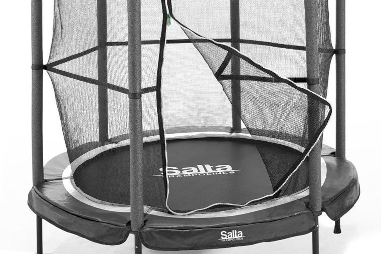 Salta, Junior Trampoline, trampolina ogrodowa, Black