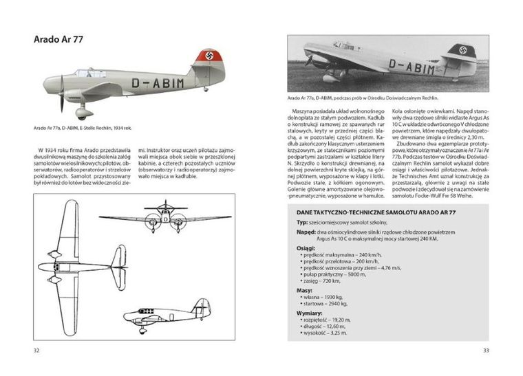 Samoloty Luftwaffe. Tom 1. Panorama techniki wojskowej