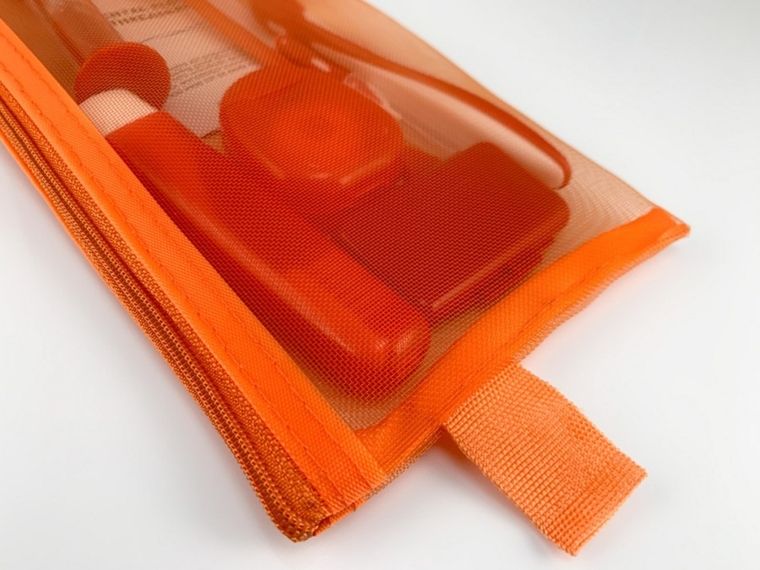 Sanaj, Ortho, zestaw ortodontyczny w kosmetyczce, pomarańczowy