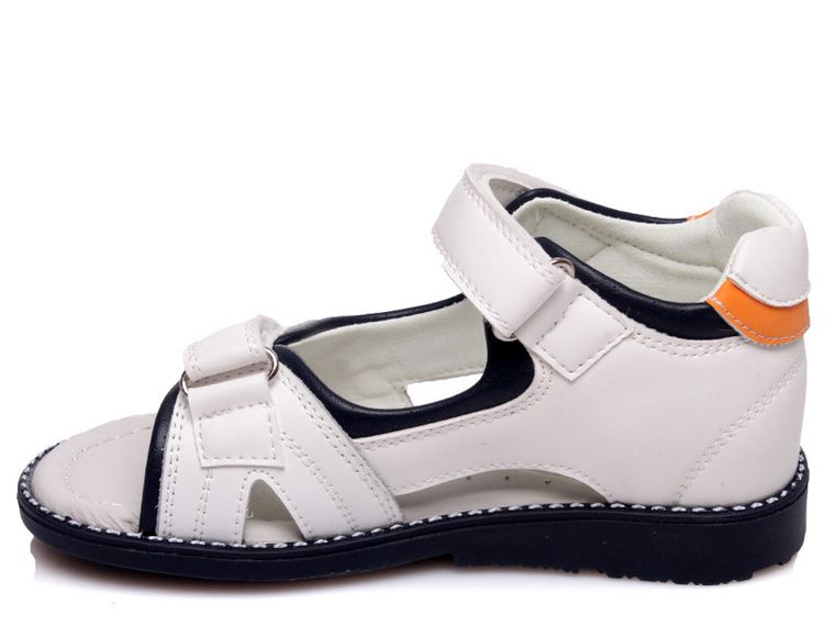 Sandały chłopięce, białe, Weestep