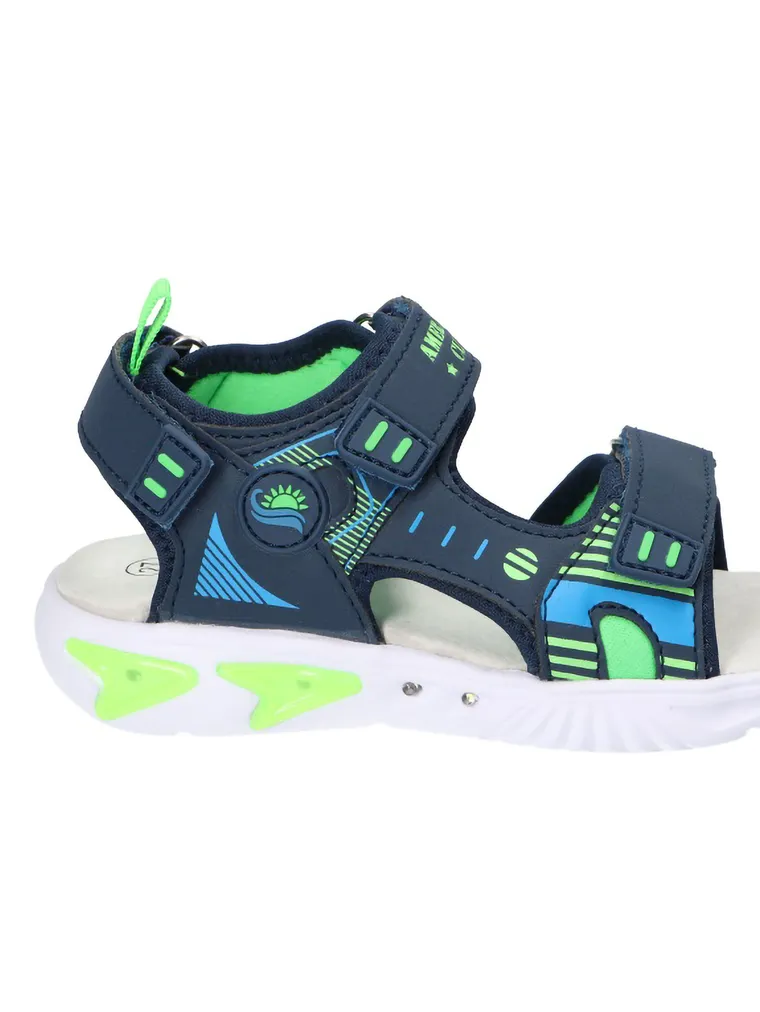 Sandały chłopięce, granatowe, American Club