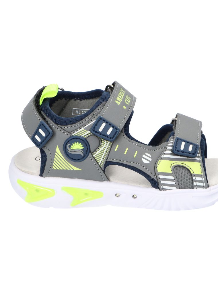 Sandały chłopięce, szare, American Club