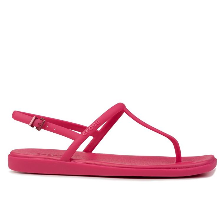 Sandały damskie, różowe, Crocs Miami Thong Flip