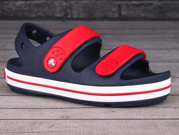 Sandały dziecięce, granatowe, Crocs Crocband Cruiser
