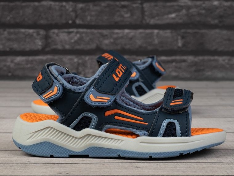 Sandały dziecięce, granatowe, Lotto Morlanda
