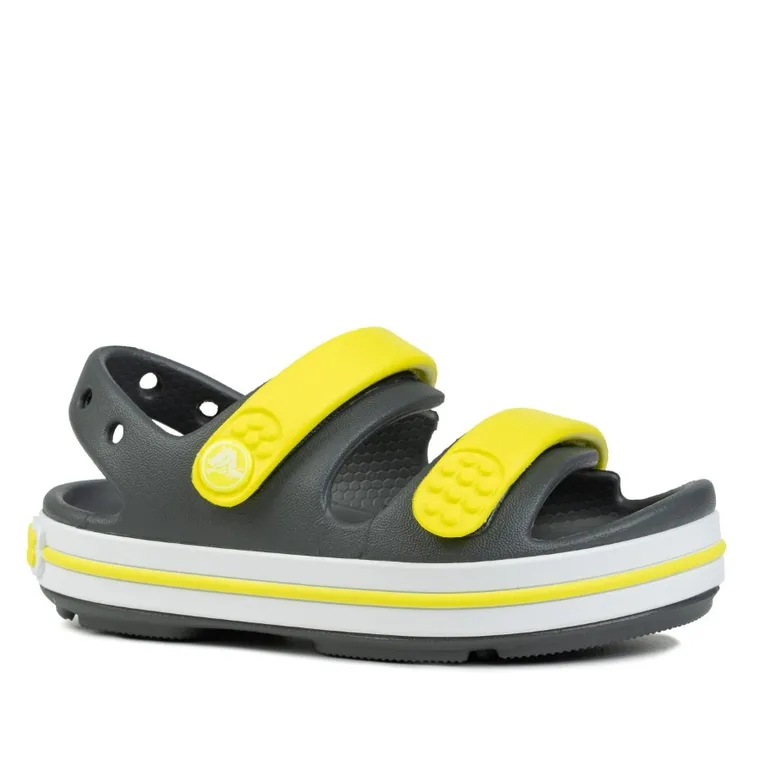 Sandały dziecięce, szare, Crocs Crocband Cruiser