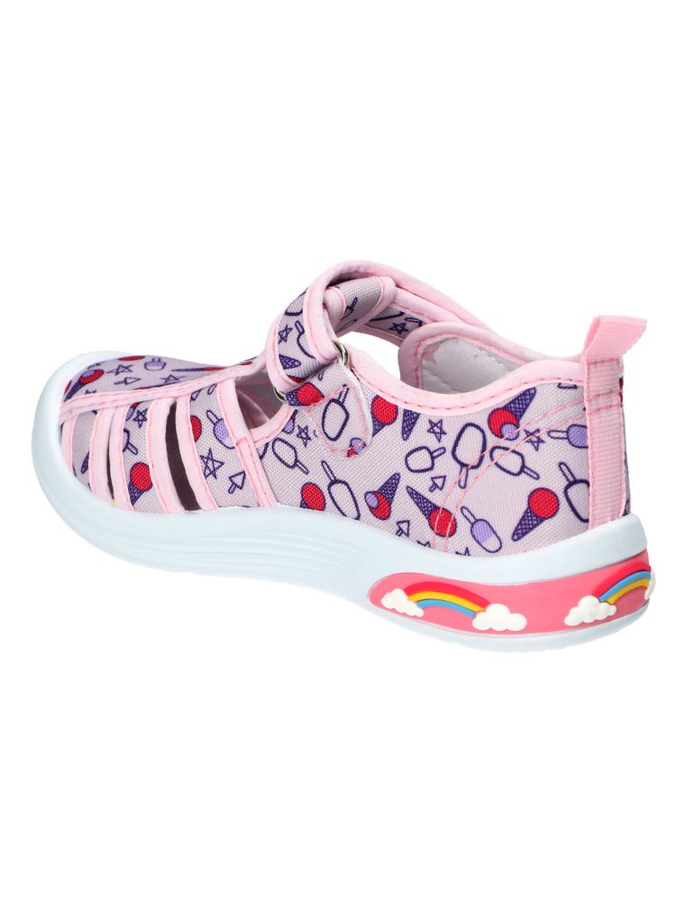 Sandały dziewczęce, różowe, American Club