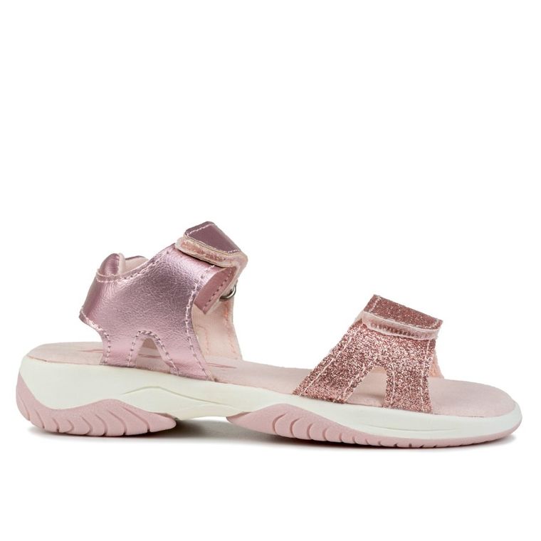 Sandały dziewczęce, różowe, Lotto Isaluba