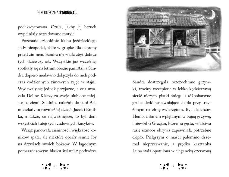 Sandra i zimowy kucyk. Słoneczna Stadnina