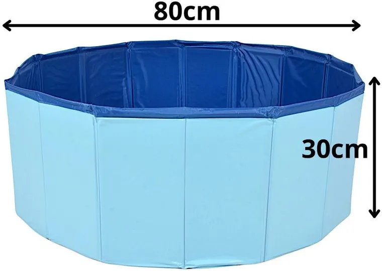 Saska Garden, basen ogrodowy dla psa, składany, 80-30 cm