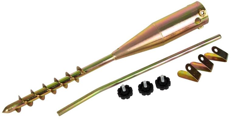 Saska Garden, baza, mocowanie do parasola, metalowa, wkręcana