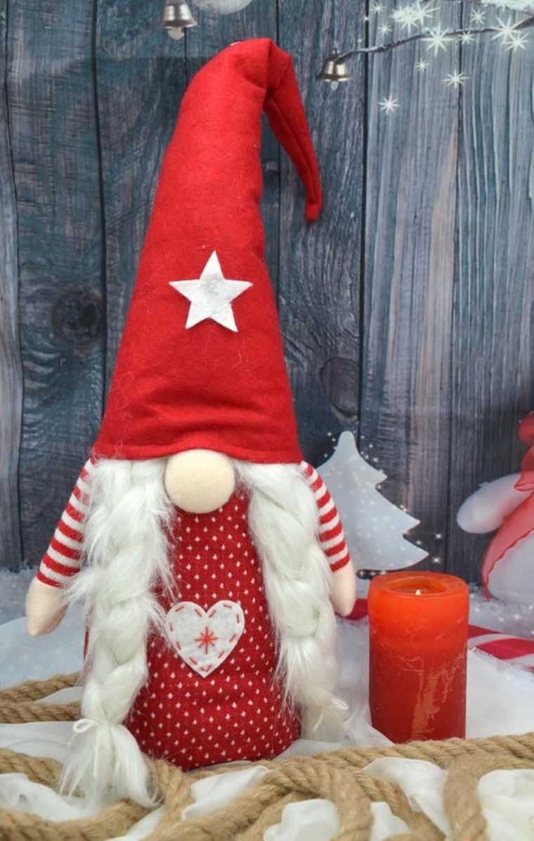 Saska Garden, dekoracja, pani mikołajowa, 30 cm