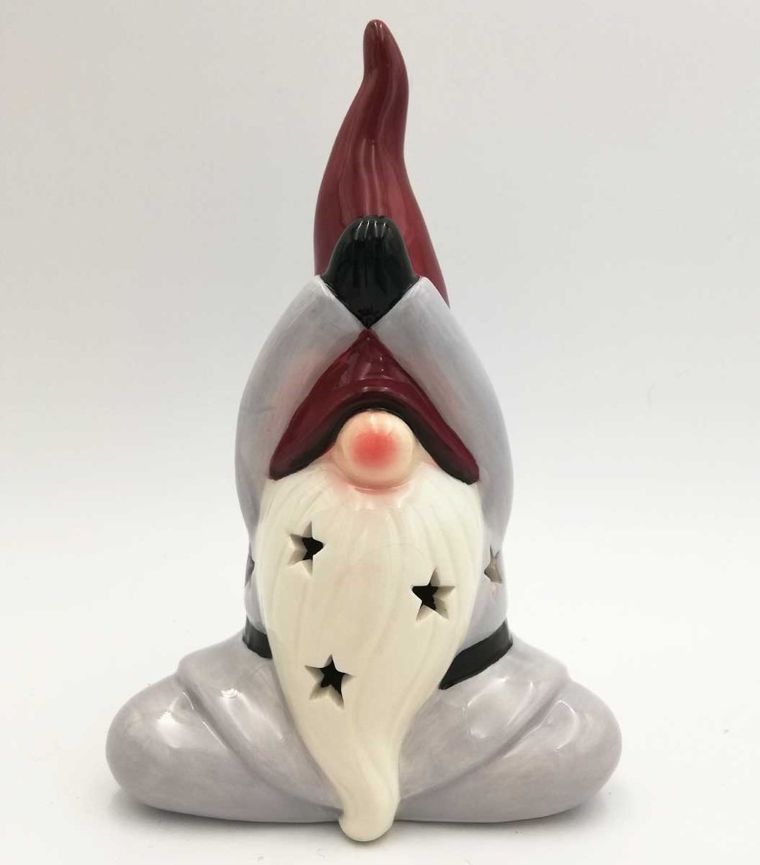 Saska Garden, figurka Mikołaj joga led, 13.5-8.5-20.5 cm