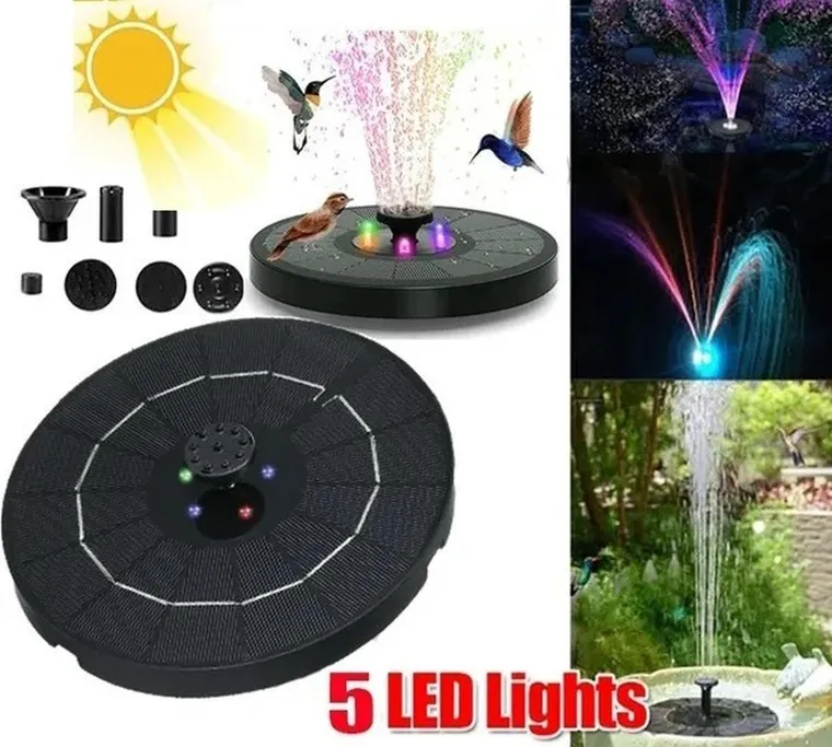Saska garden, fontanna, lampa solarna do oczka wodnego, automatyczna, 5 led