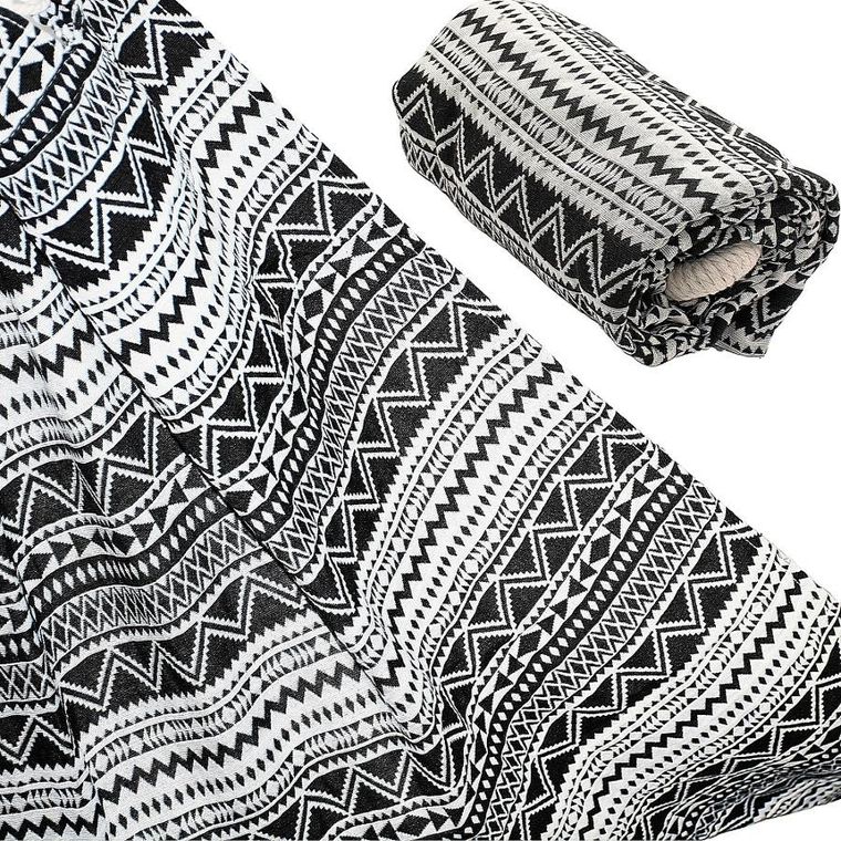 Saska Garden, hamak ogrodowy 1-osobowy, etno z pokrowcem, 200-100 cm