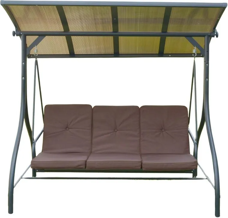 Saska Garden, huśtawka ogrodowa, 3-osobowa