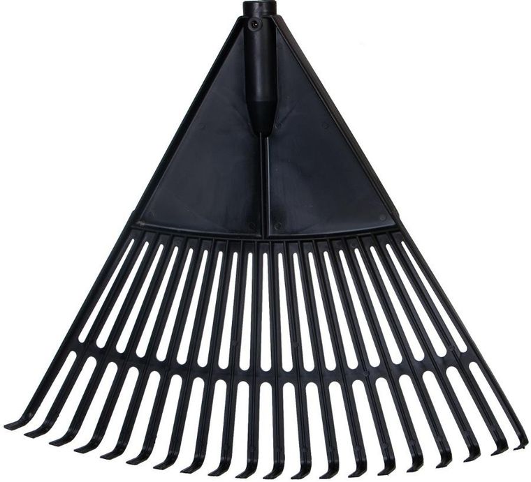 Saska Garden, Retro, grabie ogrodowe do liści, czarne, L