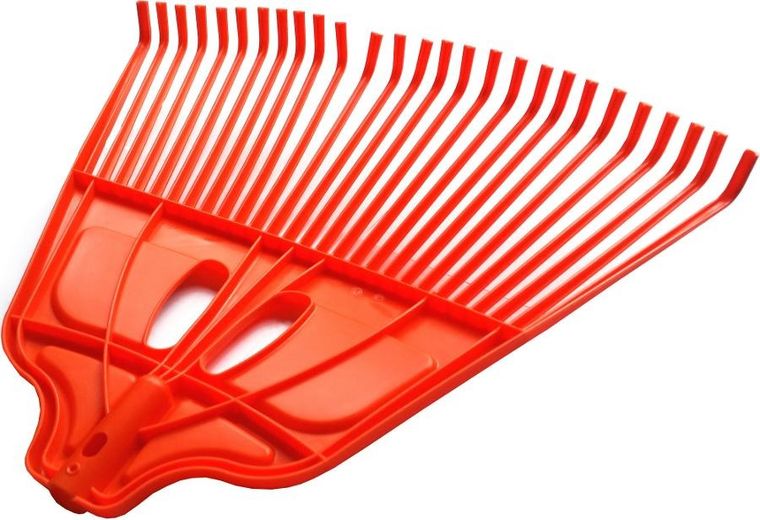 Saska Garden, Retro, grabie ogrodowe do liści, pomarańczowe, XL