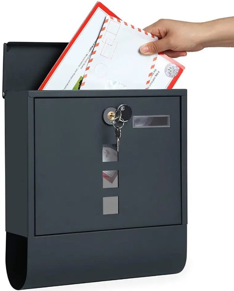 Saska Garden, skrzynka na listy, 30,5-9,5-33 cm