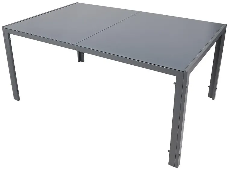 Saska Garden, stół ogrodowy, ciemny szary, 150-90-73 cm